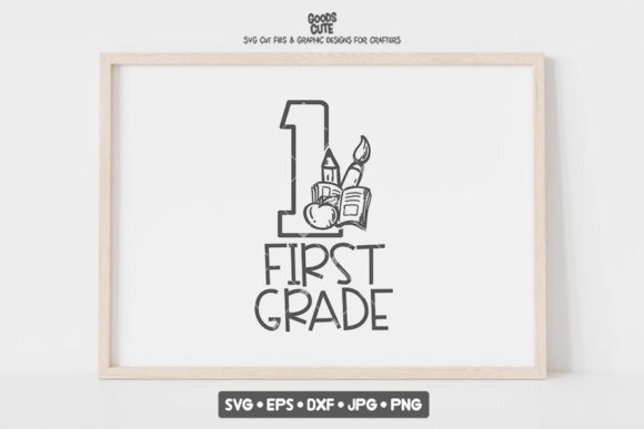 First Grade - School SVG: A Versatile Graphic Design Asset for Crafts and Local Businesses