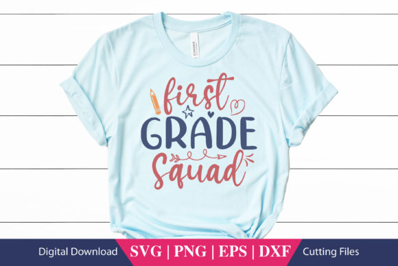 First Grade Squad School SVG File: A Versatile Design Asset for Crafts and Graphics