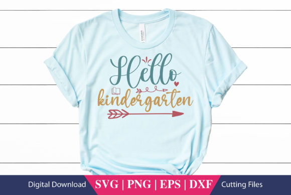 Hello Kindergarten School SVG File Review