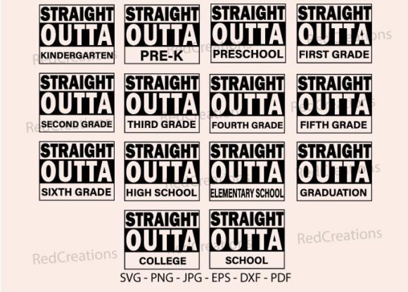 Last Day of School SVG Bundle for Crafts and Graphics