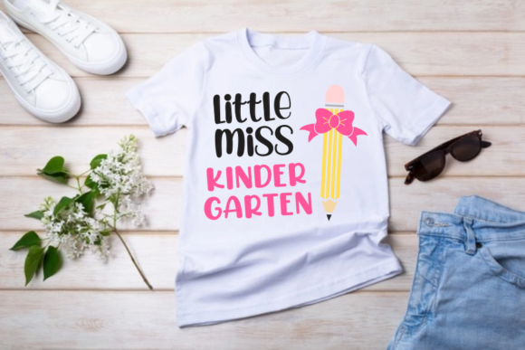 Little Miss Kindergarten SVG: A Playful Graphic Design Asset for Creative Websites