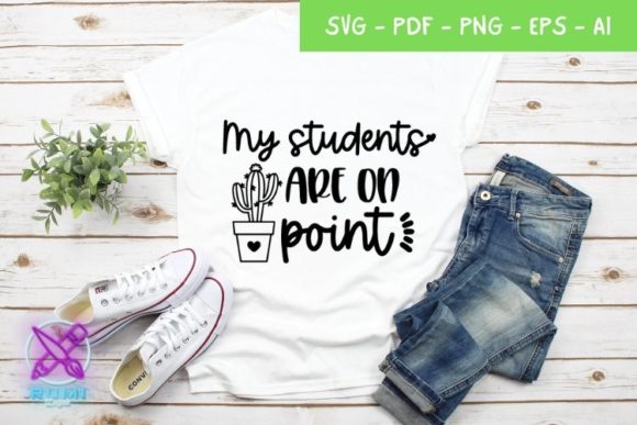 My Students Are on Point Teacher SVG Review