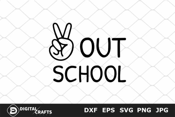Peace Out School SVG: A Fresh Design for Real Projects