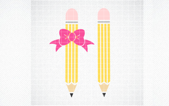 Pencil Bow SVG: A Versatile Design Asset for Crafts and School-Themed Projects