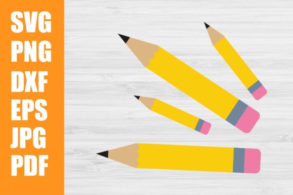 Pencil Svg, School Svg: A Versatile Graphics Asset for Creative Crafts