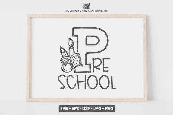 Preschool - School SVG: A Versatile Graphic Design Asset for Creative Publishers