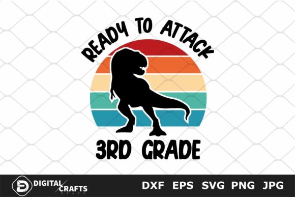Ready to Attack 3rd Grade, School SVG Review for Professional Design Projects