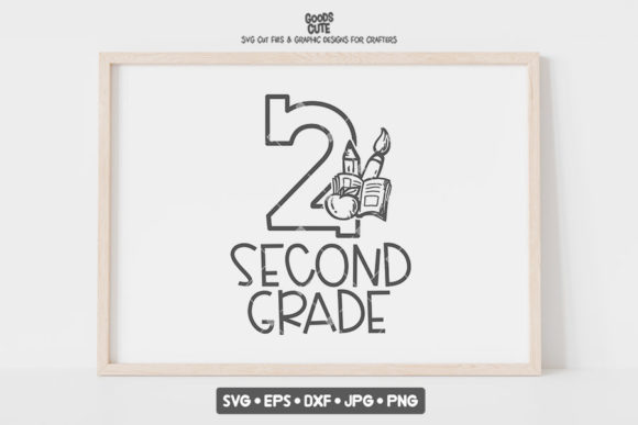 Second Grade - School SVG for Crafts and Graphics