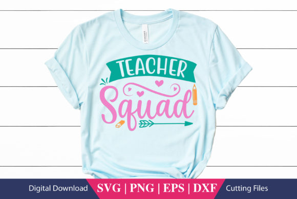 Teacher Squad School SVG File: A Versatile Graphic Design Asset for Crafts