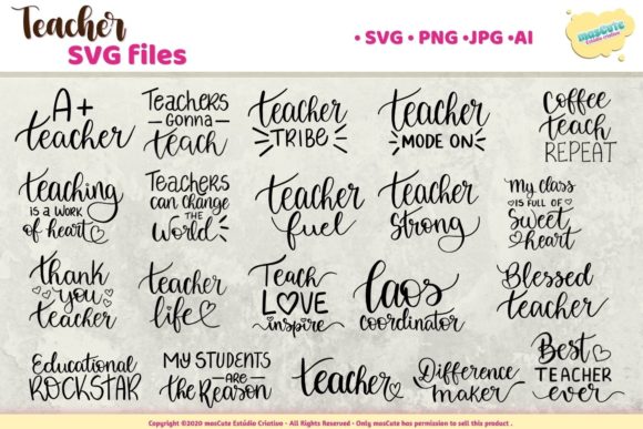 Teacher SVG Bundle: A Must-Have Graphic Design Asset for Crafters