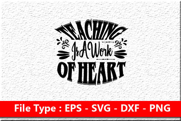 Teacher SVG Design: A Heartfelt Graphic for Crafts and Branding