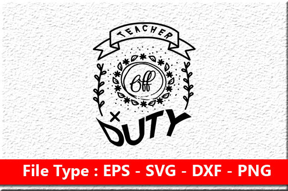 Teacher SVG Design, Teacher Off Duty: A Versatile Graphics Asset for Content Creators