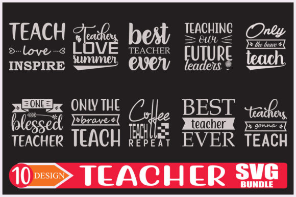 Teacher Svg Designs Bundle: Graphics and Crafts for Modern Branding