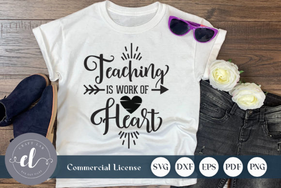 Teaching is Work of Heart SVG Review: A Versatile Design for Real Projects