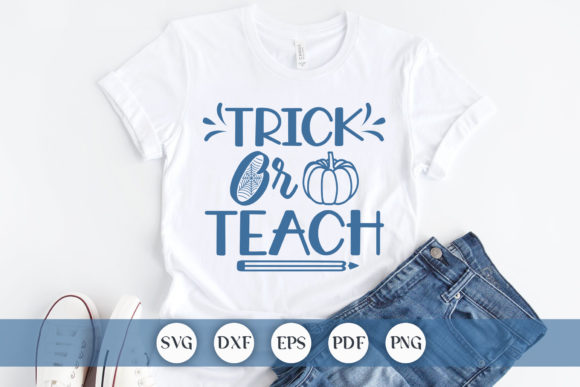 Trick or Teach, Virtual Teacher SVG for Crafts and Graphics